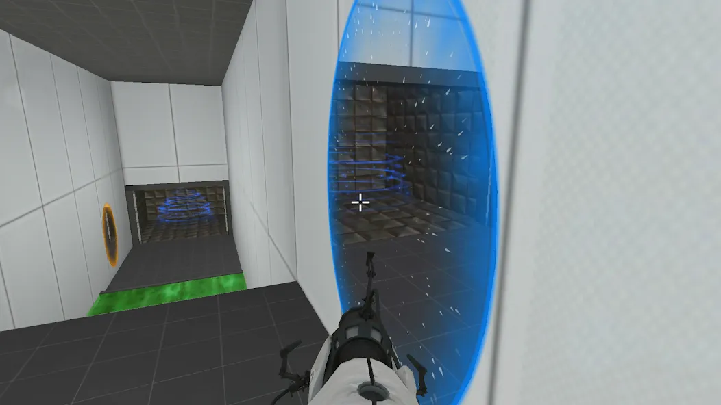 Взломанная Portal Maze 2 game 3D aperture [MOD: бесконечные подсказки и уровни] на Андроид — скриншот 1