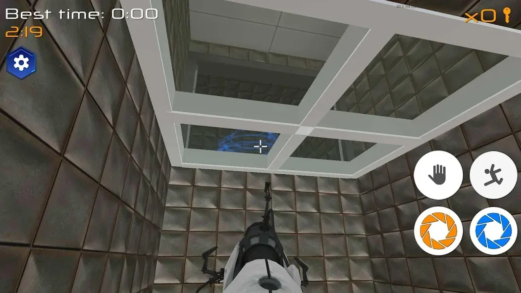 Взломанная Portal Maze 2 game 3D aperture [MOD: бесконечные подсказки и уровни] на Андроид — скриншот 2