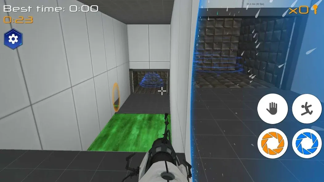 Взломанная Portal Maze 2 game 3D aperture [MOD: бесконечные подсказки и уровни] на Андроид — скриншот 3