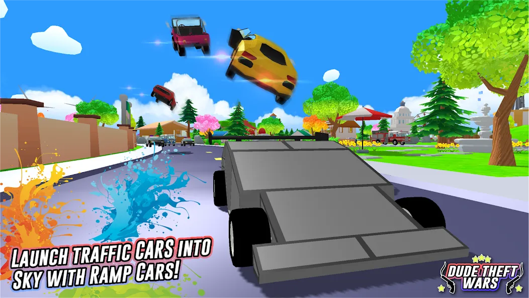 Скачать взлом Dude Theft Wars Shooting Games [MOD: безлимитные деньги и оружие] — скриншот 5