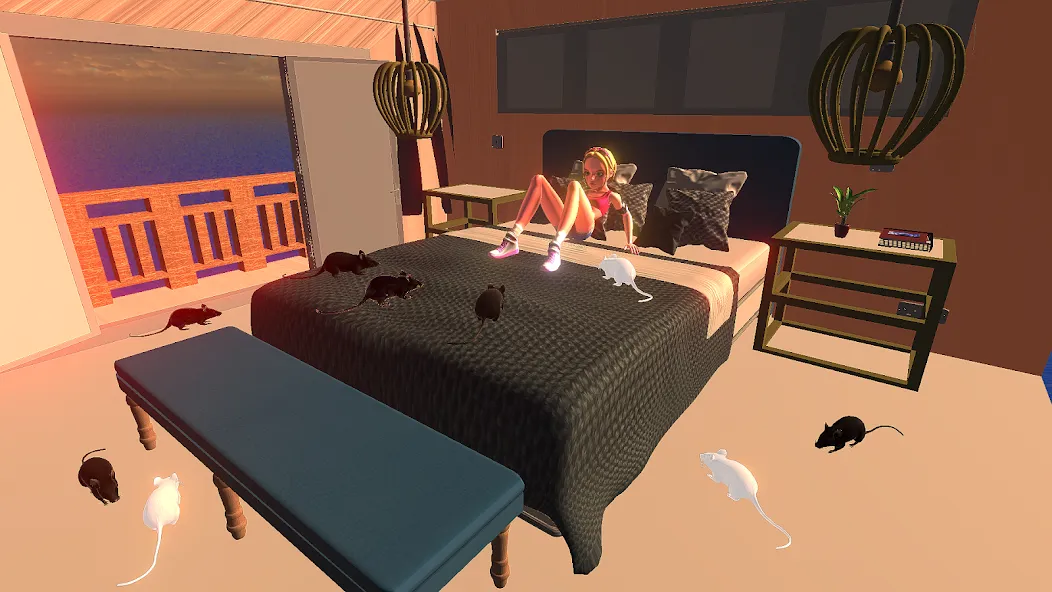 Скачать Rat Game & Mouse Simulator [MOD: безлимитные деньги и ресурсы] на телефон — скриншот 3