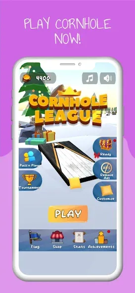 Cornhole 3D: Nations League [MOD: безлимитные монеты и открыты все страны] последняя версия — скриншот 1