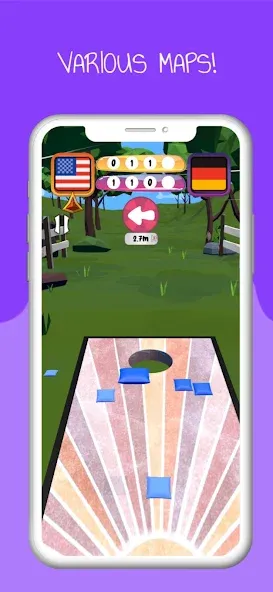Cornhole 3D: Nations League [MOD: безлимитные монеты и открыты все страны] последняя версия — скриншот 2
