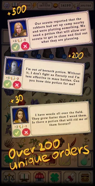 Взломанная Potion shop: Alchemy Simulator [MOD: безлимитные деньги и ресурсы] на Андроид — скриншот 2
