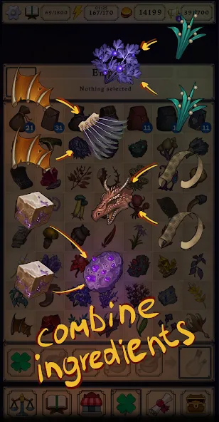 Взломанная Potion shop: Alchemy Simulator [MOD: безлимитные деньги и ресурсы] на Андроид — скриншот 3