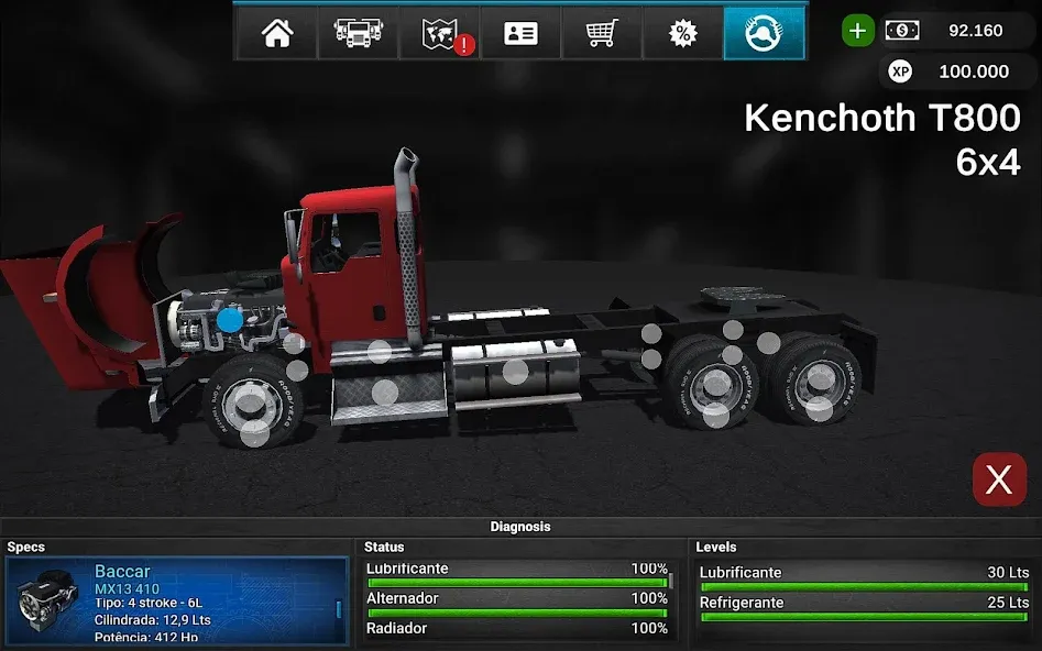Взломанная Grand Truck Simulator 2 [MOD: безлимитные деньги и топливо] на Андроид — скриншот 2