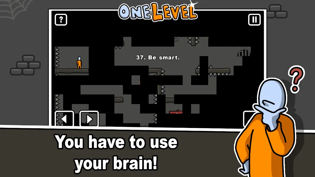 One Level: Stickman Jailbreak [MOD: открыты все уровни и подсказки] — Скачать бесплатно (APK) — скриншот 4