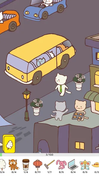 Взломанная Findy! Cats [MOD: много подсказок и жизней] на Андроид — скриншот 3