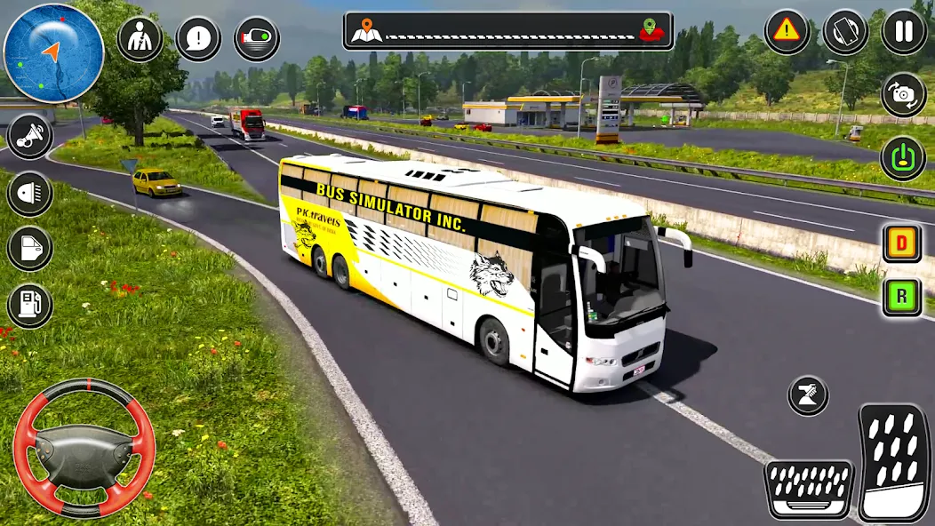 Скачать City Coach Bus City Bus Games [MOD: безлимитные деньги и все автобусы открыты] на телефон — скриншот 1