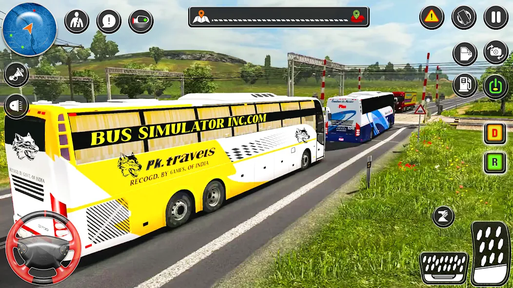 Скачать City Coach Bus City Bus Games [MOD: безлимитные деньги и все автобусы открыты] на телефон — скриншот 2