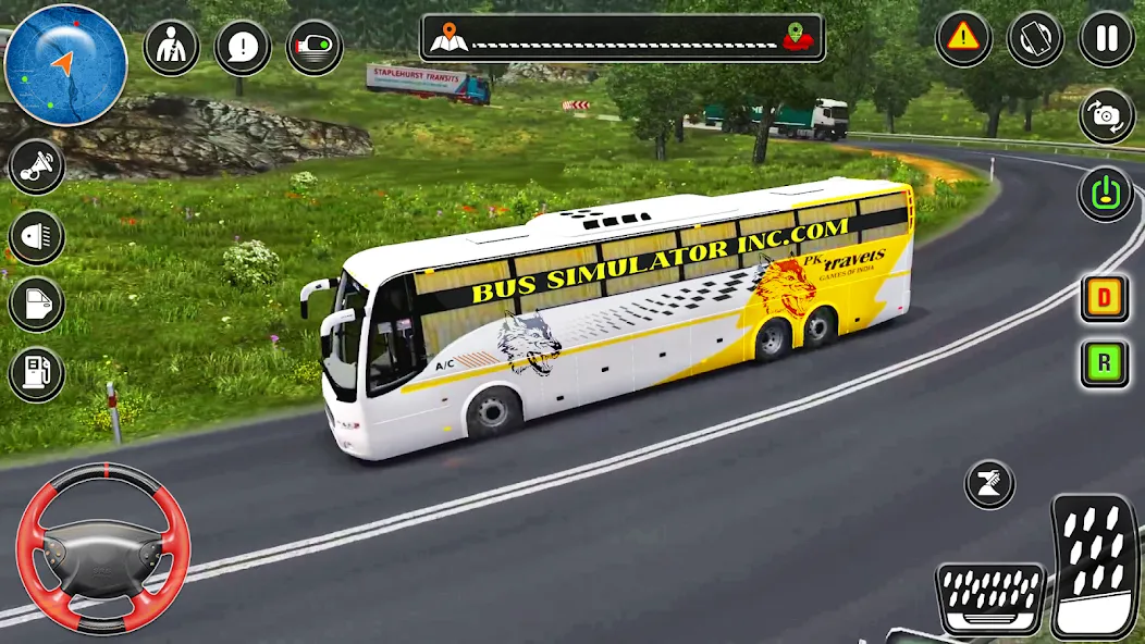 Скачать City Coach Bus City Bus Games [MOD: безлимитные деньги и все автобусы открыты] на телефон — скриншот 4