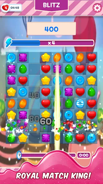 Скачать взлом Royal Match King [MOD: безлимитные монеты и жизни] — скриншот 2