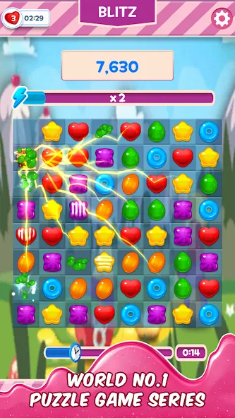 Скачать взлом Royal Match King [MOD: безлимитные монеты и жизни] — скриншот 3
