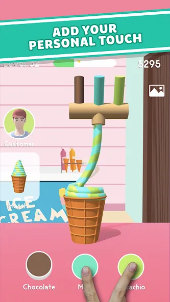 Скачать Ice Cream Inc. ASMR, DIY Games [MOD: безлимитные деньги и все рецепты открыты] на телефон — скриншот 5