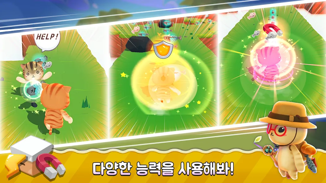 Super Cats Run [MOD: безлимитные монеты и жизни] последняя версия — скриншот 3