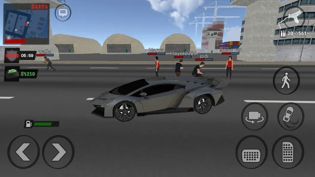 Взломанная Justice Rivals 3 Cops&Robbers [MOD: много денег и всё разблокировано] на Андроид — скриншот 5