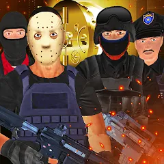 Взломанная Justice Rivals 3 Cops&Robbers [MOD: много денег и всё разблокировано] на Андроид