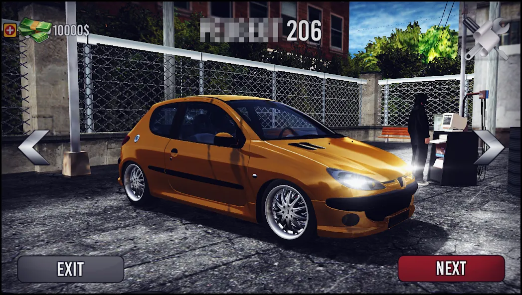 Скачать 206 Drift Simulator [MOD: безлимитные деньги и топовые машины] — скриншот 1