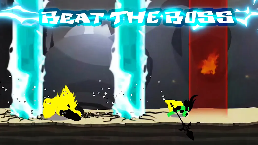 Stickman The Flash [MOD: много денег и мощное оружие] — Скачать бесплатно (APK) — скриншот 2