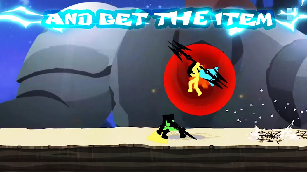 Stickman The Flash [MOD: много денег и мощное оружие] — Скачать бесплатно (APK) — скриншот 3