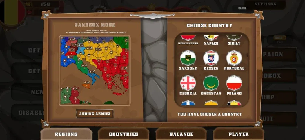 World conquest: Europe 1812 [MOD: безлимитные деньги и войска] на Андроид — скриншот 2