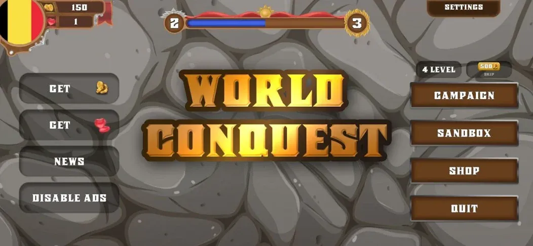 World conquest: Europe 1812 [MOD: безлимитные деньги и войска] на Андроид — скриншот 5