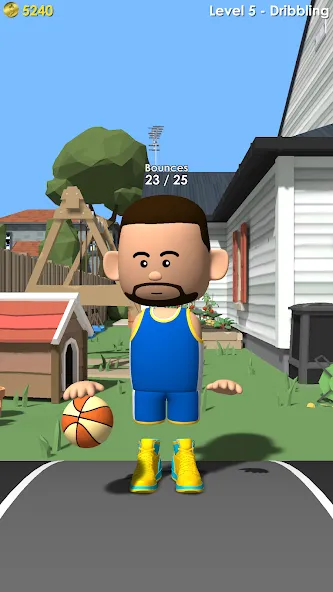 The Real Dribble [MOD: улучшенный дриблинг и безлимитная энергия] (Бесплатно / APK) — скриншот 1