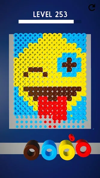 Скачать взлом Hama Beads: Colorful Puzzles [MOD: безлимитные подсказки и все пазлы открыты] — скриншот 5