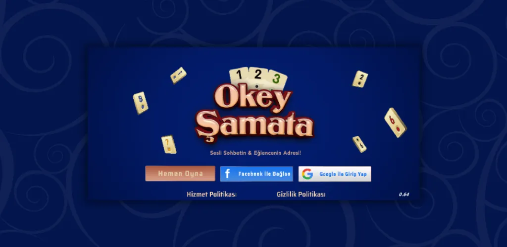 Взломанная Okey Şamata - Sesli Sohbet [MOD: безлимитные монеты и голосовой чат] на Андроид — скриншот 1
