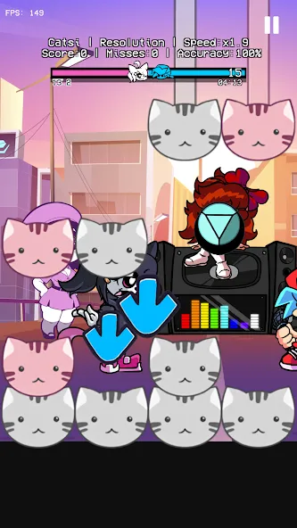 Beat VS PROJECT MSG Rebirth V1 [MOD: открыты все уровни и песни] — Скачать бесплатно (APK) — скриншот 4