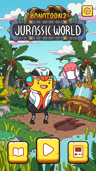 BANATOON2: Jurassic World! [MOD: безлимитные деньги и динозавры] (Бесплатно / APK) — скриншот 1