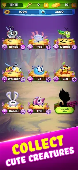 Best Fiends - Match 3 Puzzles [MOD: безлимитные ходы и подсказки] последняя версия — скриншот 5
