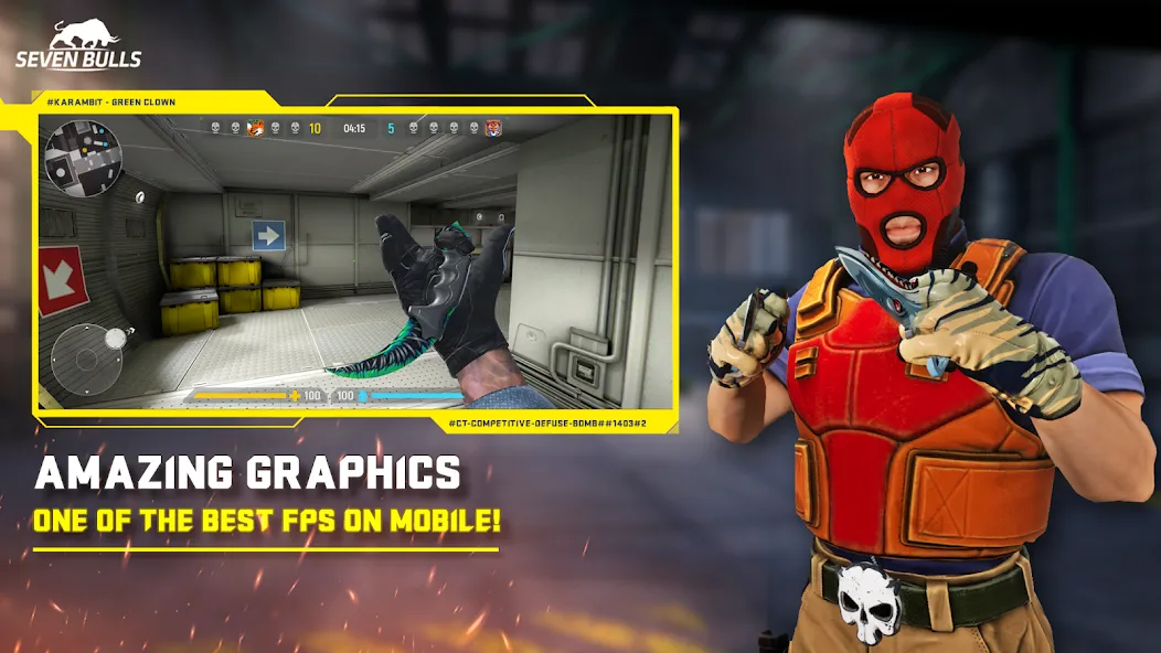 Counter Attack Multiplayer FPS [MOD: много денег и всё открыто] последняя версия — скриншот 1
