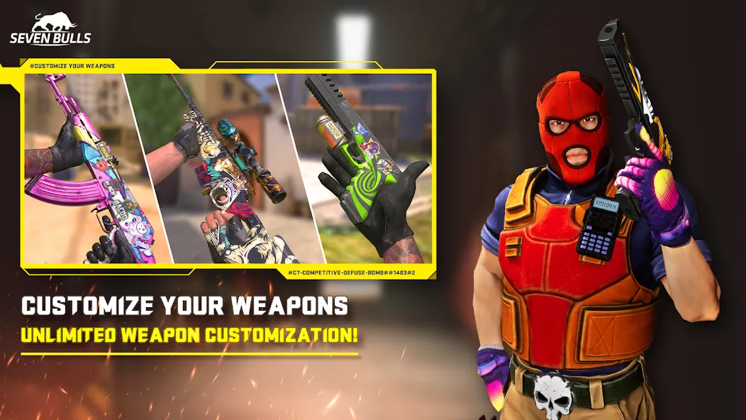 Counter Attack Multiplayer FPS [MOD: много денег и всё открыто] последняя версия — скриншот 3