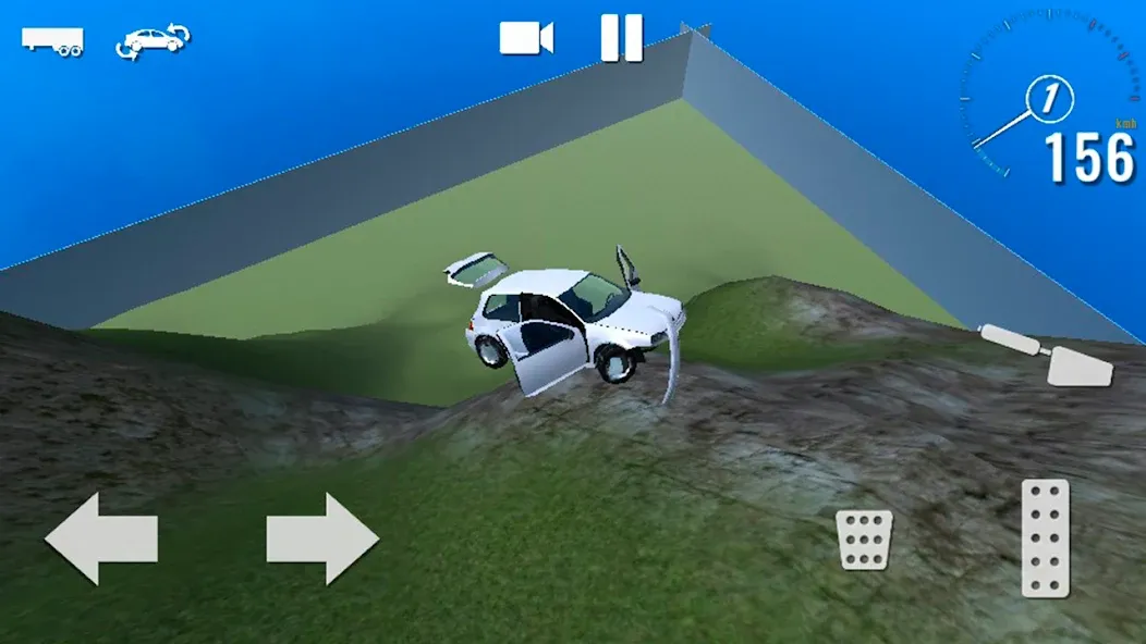 Скачать Car Crash Simulator: Accident [MOD: реалистичные аварии без ограничений] на телефон — скриншот 1