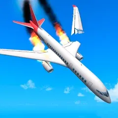 Plane Crash: Flight Simulator [MOD: безлимитные деньги и все самолёты открыты] (Бесплатно / APK)