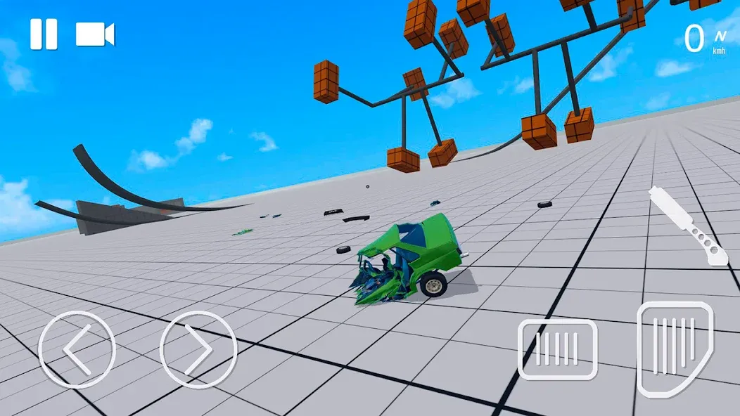 Взломанная Russian Car Crash Simulator [MOD: безлимитные деньги и все машины] на Андроид — скриншот 3