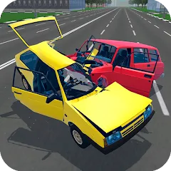 Взломанная Russian Car Crash Simulator [MOD: безлимитные деньги и все машины] на Андроид