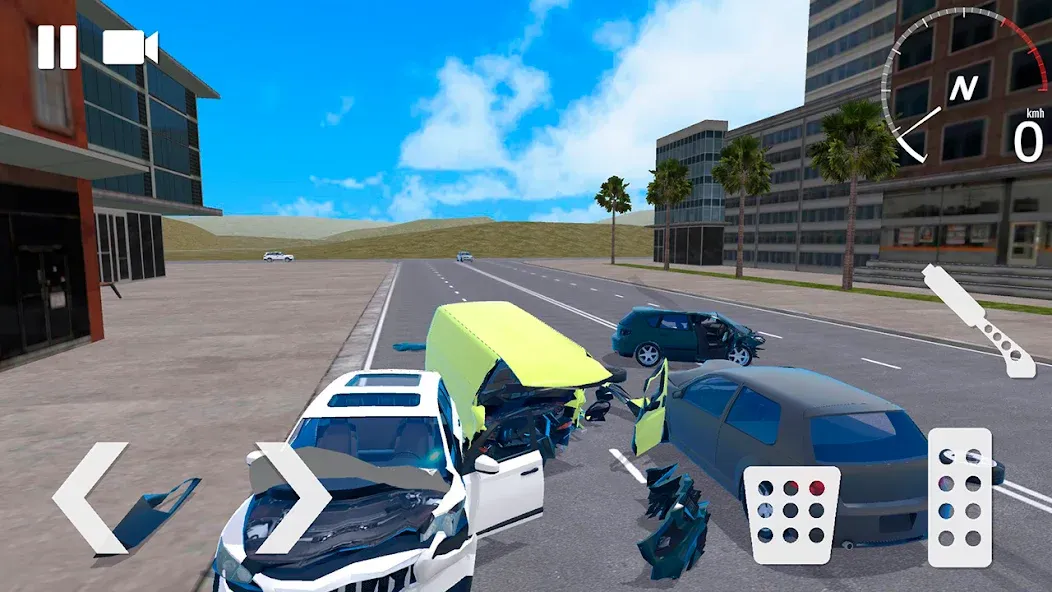 Traffic Crashes Car Crash [MOD: безлимитные деньги и машины] (Бесплатно / APK) — скриншот 3