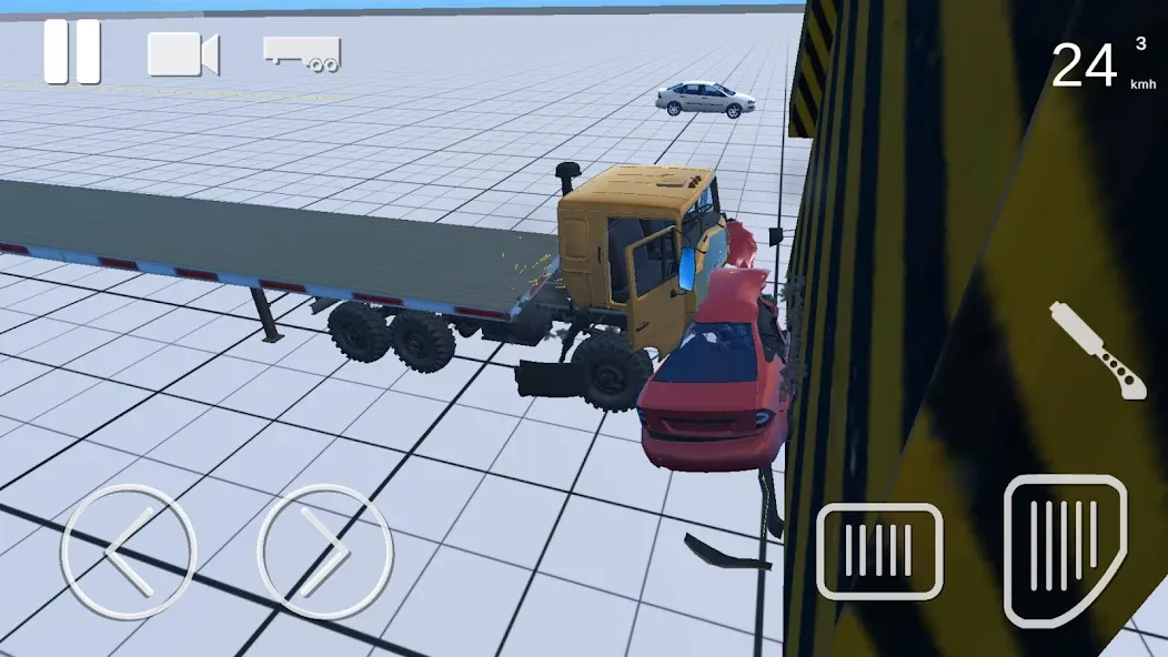 Скачать Truck Crash Simulator Accident [MOD: безлимитные деньги и всё разблокировано] на телефон — скриншот 4