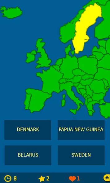 Capital Map Flag - geo quiz [MOD: все столицы и флаги открыты] — Скачать бесплатно (APK) — скриншот 3