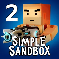 Взломанная Simple Sandbox 2 [MOD: много оружия и неограниченные ресурсы] на Андроид