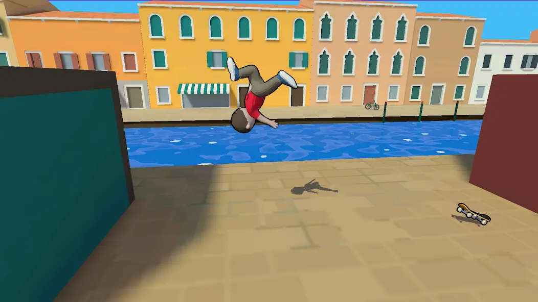 Скачать Skate King: Skateboard Stunts [MOD: безлимитные деньги и все трюки открыты] — скриншот 1
