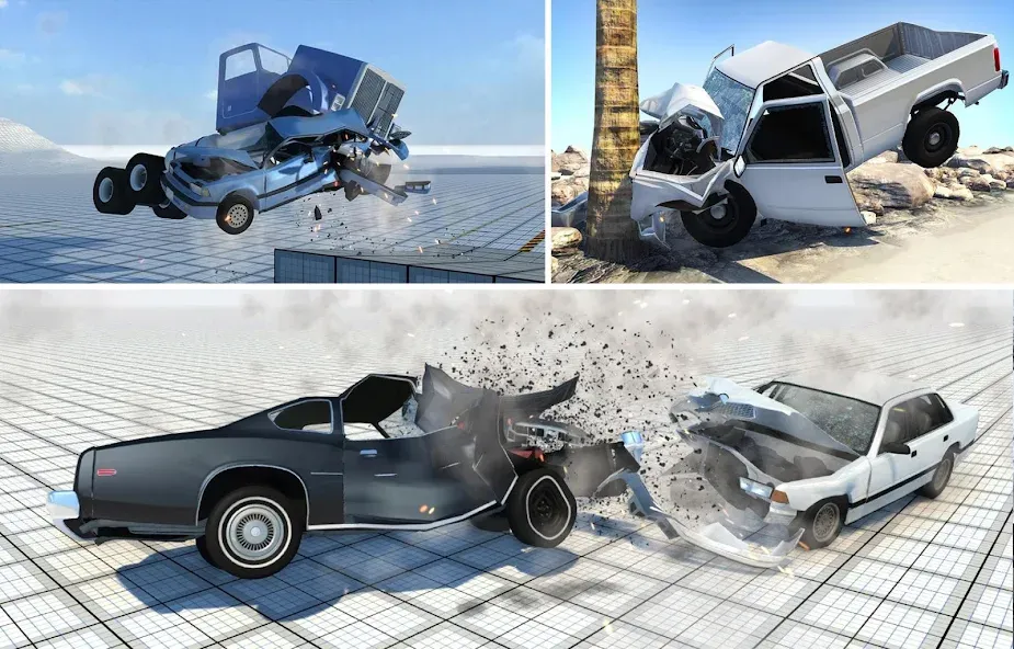 Car Crash Damage Engine Wreck [MOD: реалистичные аварии и разрушения] — Скачать бесплатно (APK) — скриншот 3
