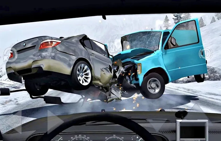 Car Crash Damage Engine Wreck [MOD: реалистичные аварии и разрушения] — Скачать бесплатно (APK) — скриншот 4