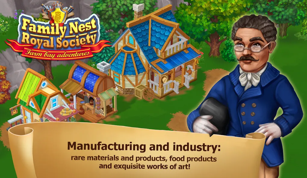 Family Nest: Royal Farms [MOD: безлимитные ресурсы и ускоренное строительство] на Андроид — скриншот 4
