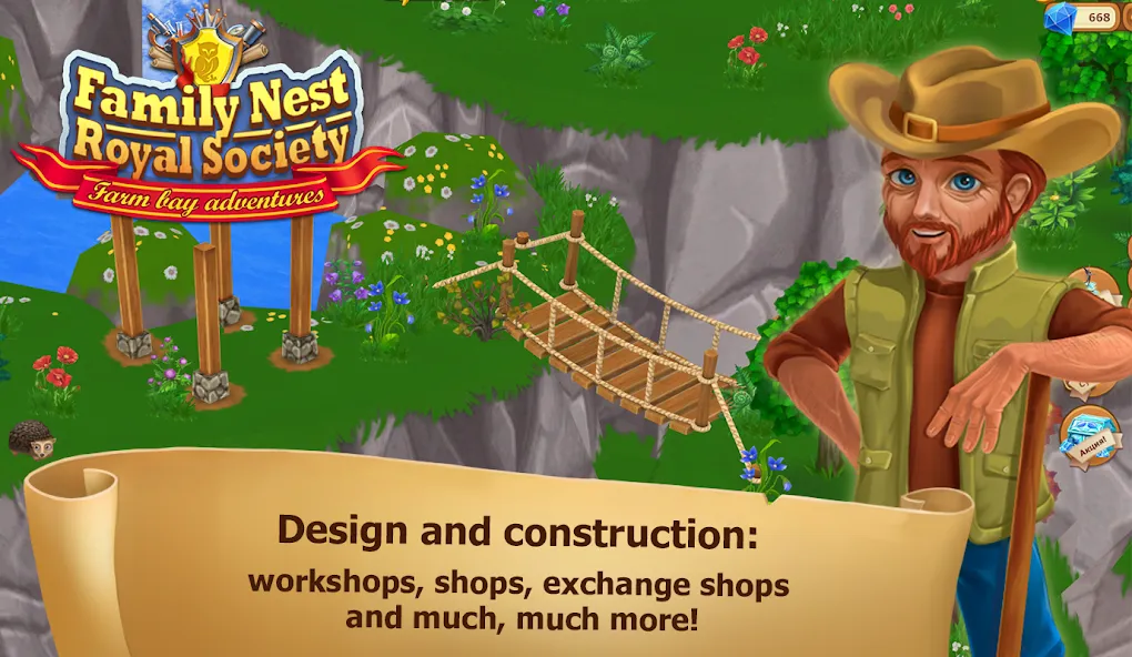 Family Nest: Royal Farms [MOD: безлимитные ресурсы и ускоренное строительство] на Андроид — скриншот 5