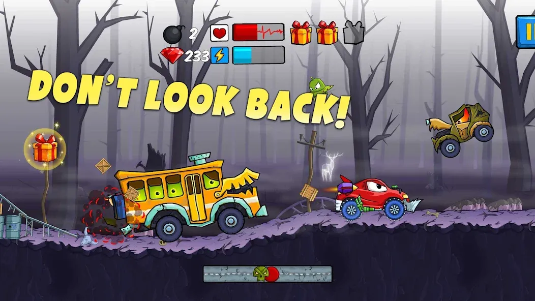 Car Eats Car - Apocalypse Race [MOD: безлимитные деньги и топливо] (Бесплатно / APK) — скриншот 2