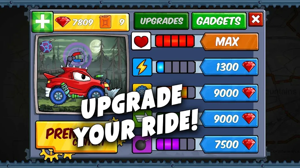 Car Eats Car - Apocalypse Race [MOD: безлимитные деньги и топливо] (Бесплатно / APK) — скриншот 3