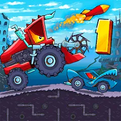 Car Eats Car - Apocalypse Race [MOD: безлимитные деньги и топливо] (Бесплатно / APK)